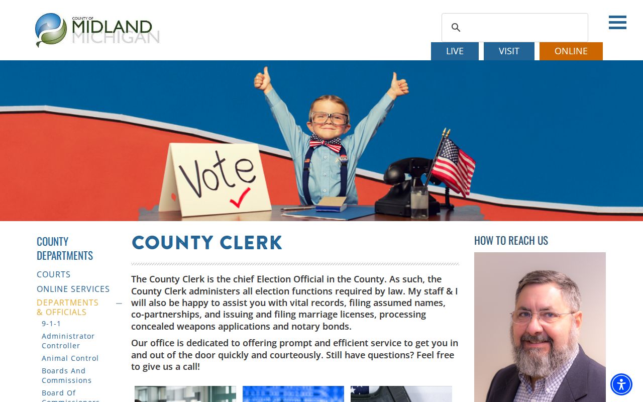 Midland County court records County Clerk information